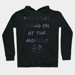 Not a lot going on at the moment Hoodie